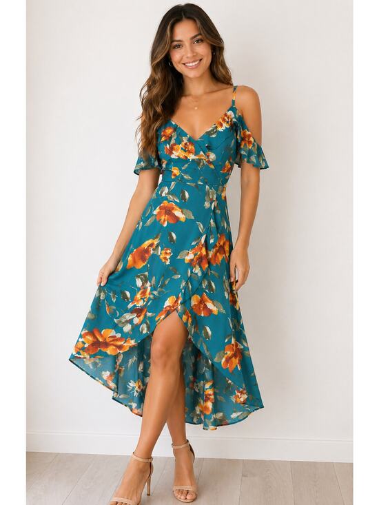 bye bye Dresses & Skirts - NWOT Y2K Floral Babydoll Maxi Dress Womens Size XS Boho Bloomcore Cottagecore